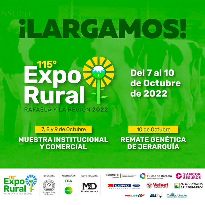 Exposición Nacional e Internacional de Ganadería, Agricultura, Industria y Comercio, Concurso de Vacas Lecheras, Concurso de Dibujo y Pintura, Remate de Genética de Jerarquía, Olimpíadas Agrotécnicas, Competencia de Vacas a Campo y Exposición de Animales de Granja. Sede de la Expo Holando y Lechería de Santa Fe para el Mundo.