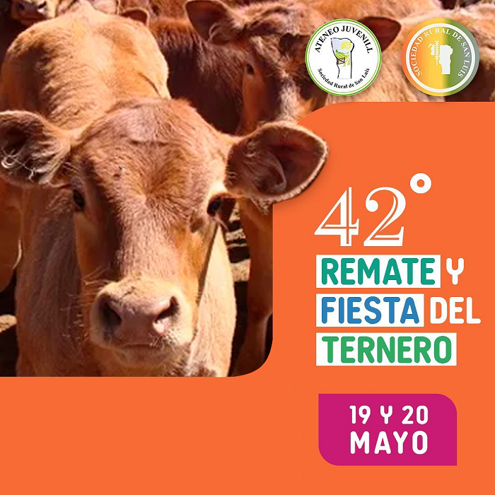 Sociedad Rural San Luis, Remate y Fiesta del Ternero