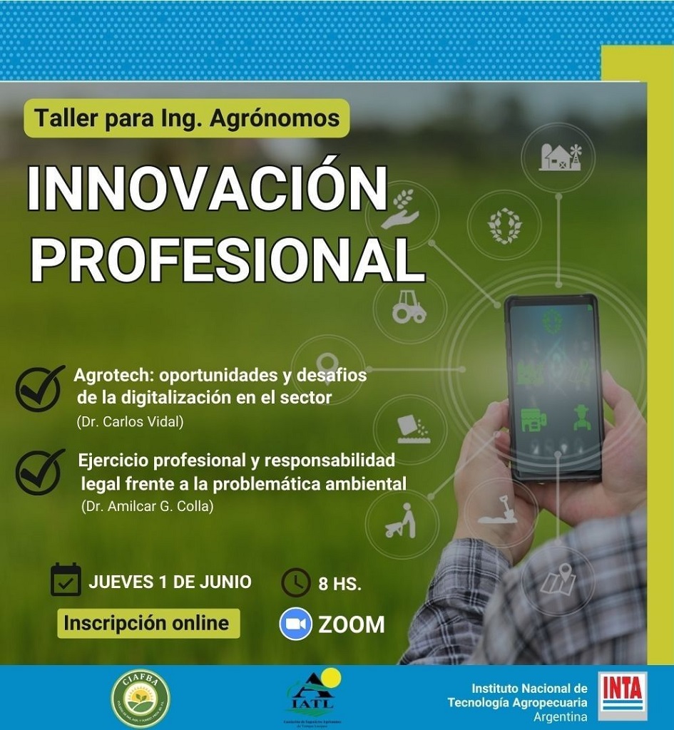 Taller de Innovación Profesional para Ingenieros Agrónomos el 1 de Junio de 2023